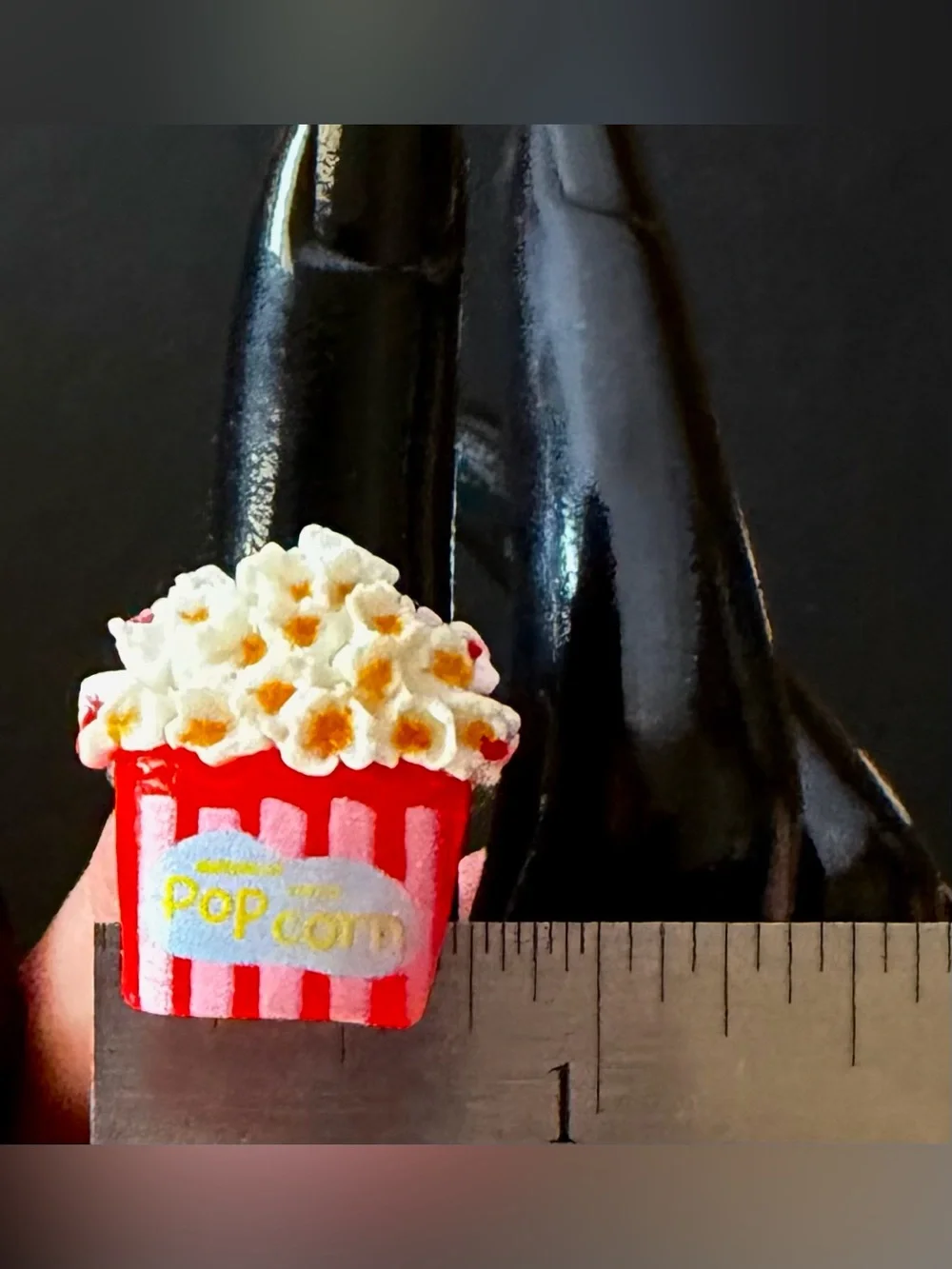 Miniature Popcorn Statement Ring 🍿